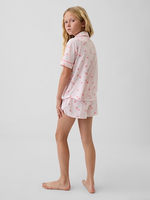 Image number 3 showing, Kids Recycled PJ Short Set