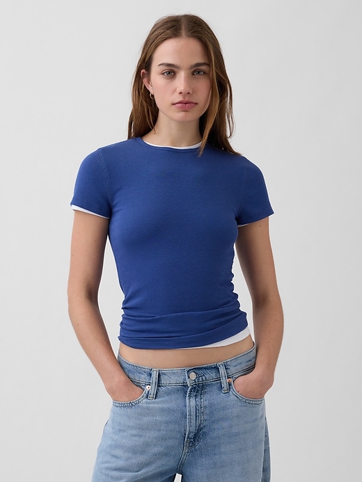 Image number 1 showing, Modern Rib T-Shirt
