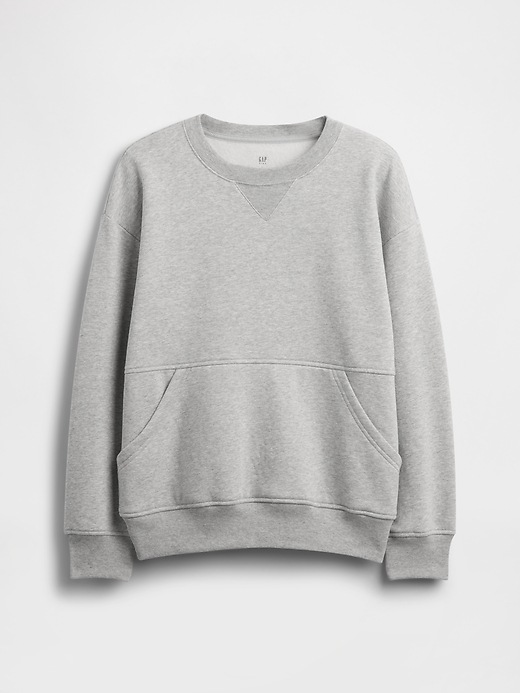 Image number 2 showing, Kids VintageSoft Relaxed Crewneck Pocket Sweatshirt