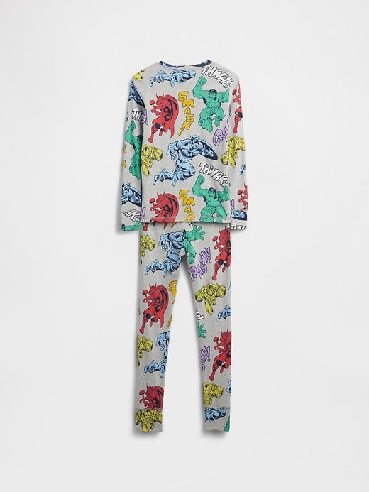 Image number 2 showing, Kids Marvel Organic Brushed Cotton PJ Set