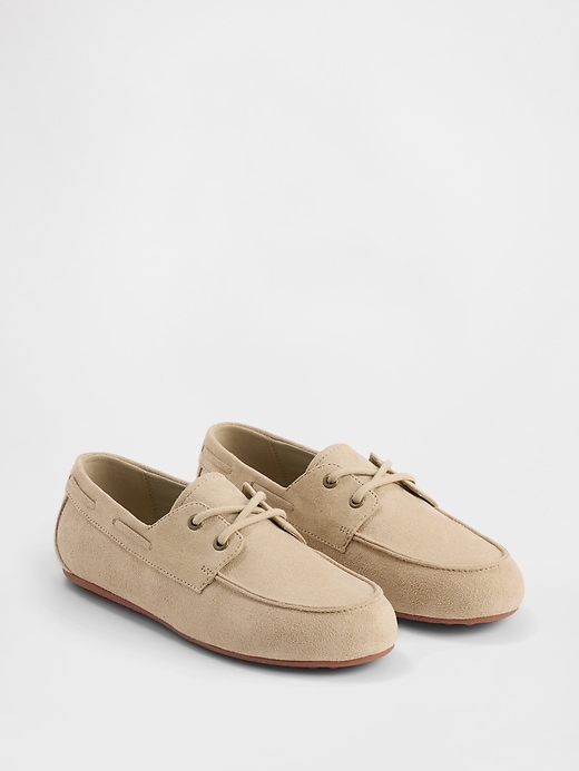 Image number 2 showing, Kids Vegan Suede Loafers
