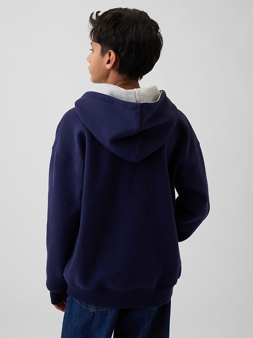 Image number 3 showing, Kids VintageSoft Relaxed Henley Hoodie
