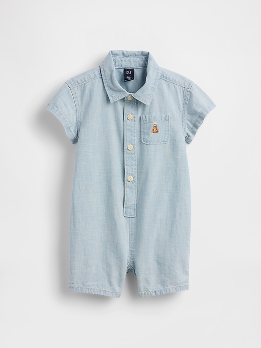 Image number 1 showing, Baby Pocket Shorty One-Piece