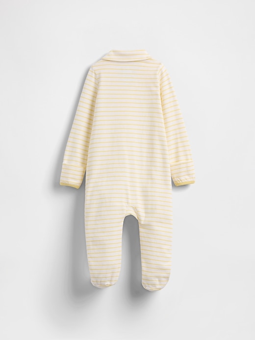 Image number 2 showing, Baby First Favorites Organic Cotton Footed One-Piece