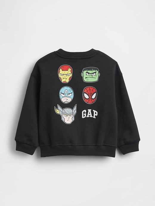 Image number 2 showing, Baby & Toddler VintageSoft Marvel Logo Sweatshirt