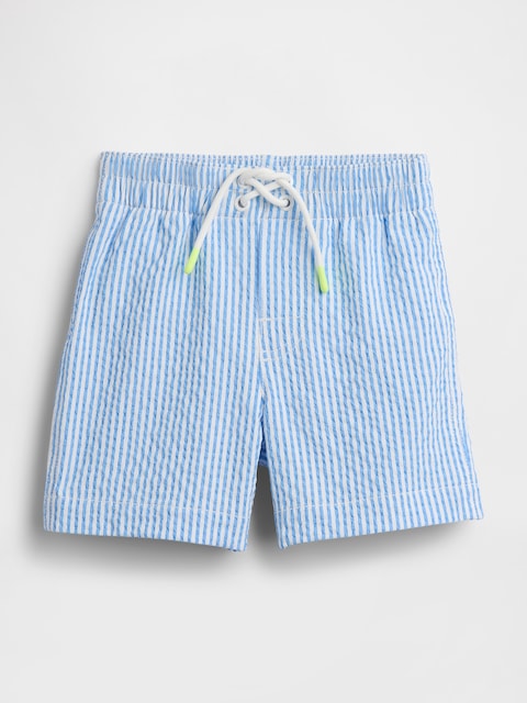 SHORT DE BAIGNADE EN TISSU GAUFRÉ POUR BÉBÉ ET TOUT-PETIT