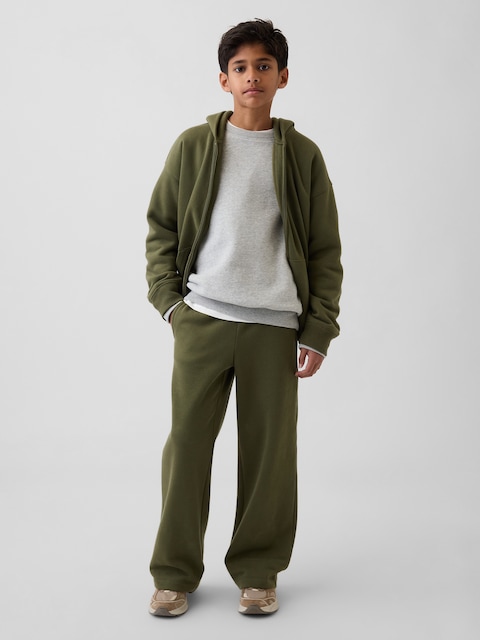 PANTALON DÉCONTRACTÉ EN COTON OUATÉ VINTAGEDOUX POUR ENFANT