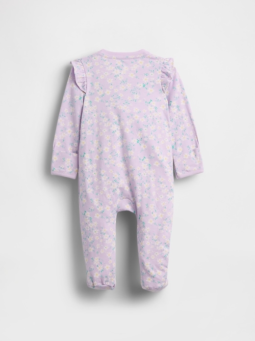Image number 2 showing, Baby First Favorites Organic Cotton Footed One-Piece