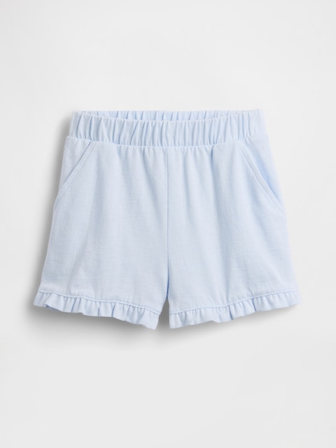 SHORT À TAILLE EXTENSIBLE ET À VOLANTS AGENCEZ À VOLONTÉ POUR BÉBÉ ET TOUT-PETIT