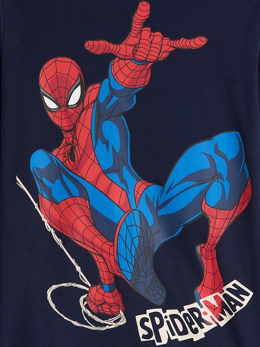 Image number 3 showing, Kids Spider-Man Organic Brushed Cotton PJ Set