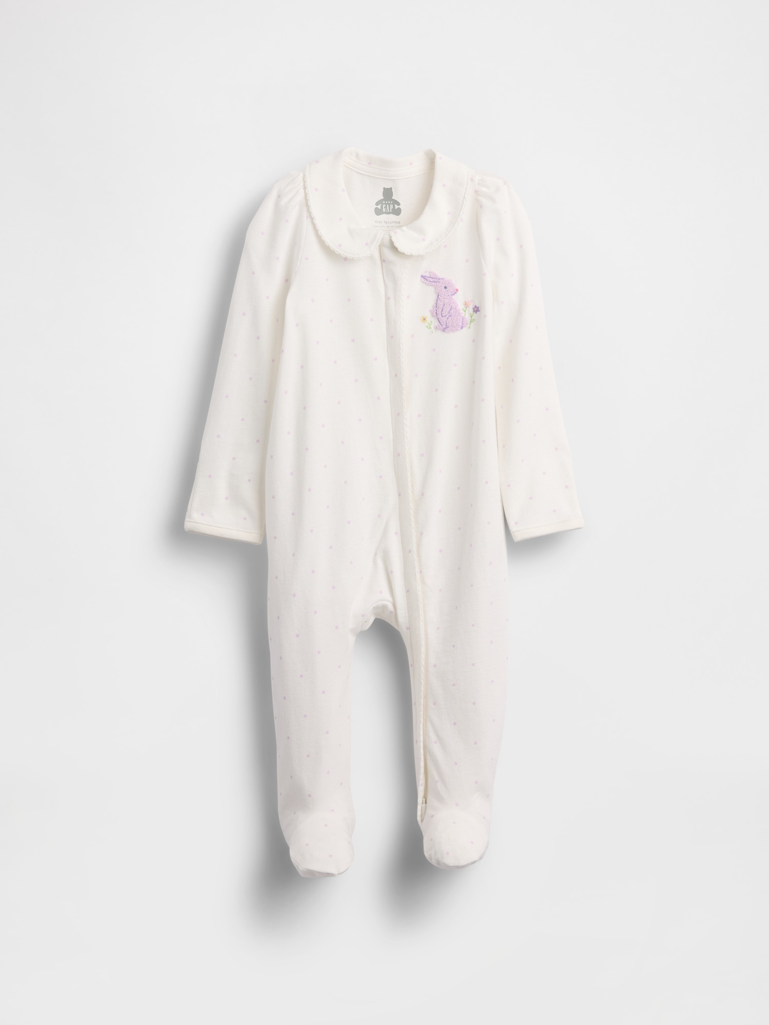 Baby First Favorites Organic Cotton Footed One-Piece