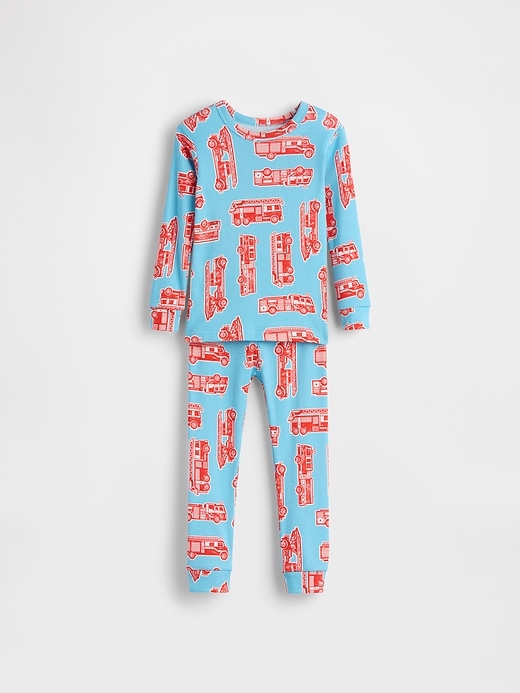 Image number 1 showing, Baby & Toddler Organic Brushed Cotton PJ Set