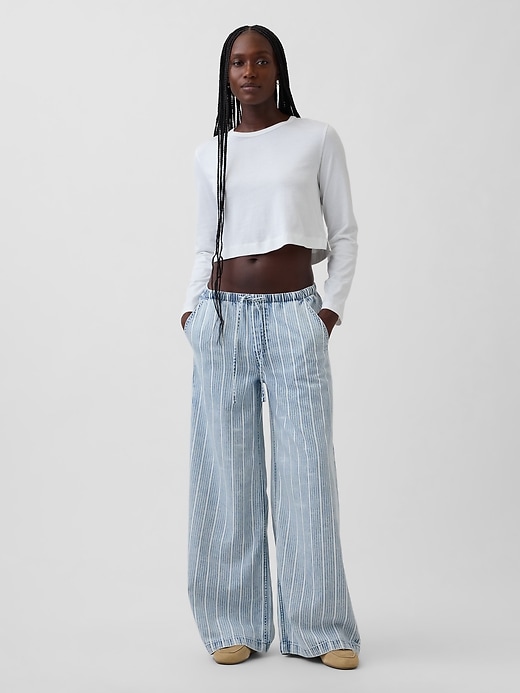 Image number 1 showing, Mid Rise UltraSoft Easy Baggy Jeans