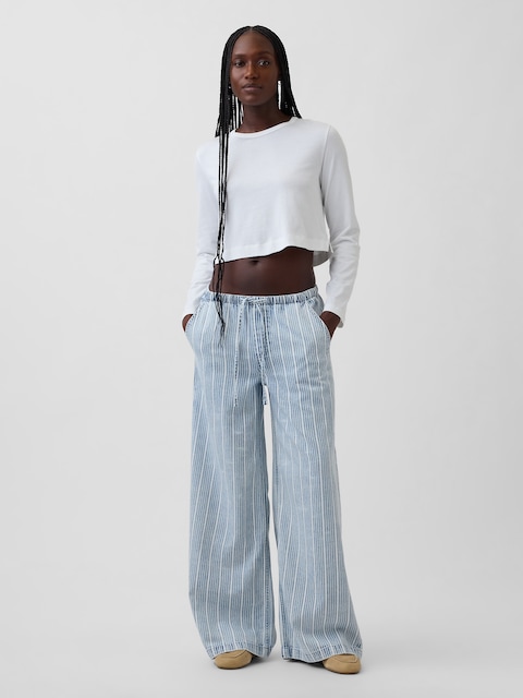 Mid Rise UltraSoft Easy Baggy Jeans