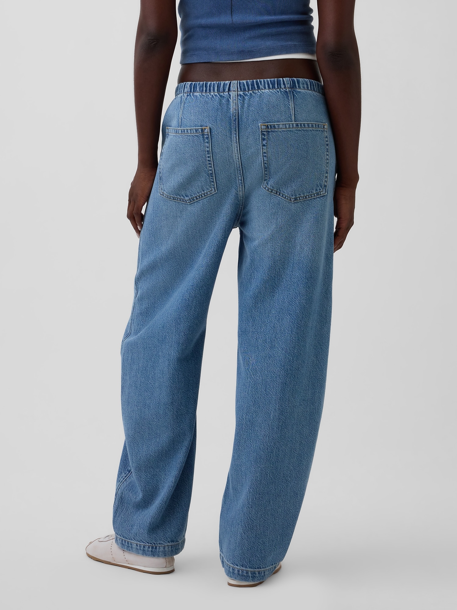 High Rise UltraSoft Easy Barrel Jeans