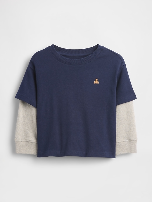 Image number 1 showing, Baby & Toddler 2-In-1 Heavyweight T-Shirt
