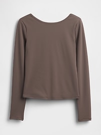 Image number 4 showing, GapFit Smooth Boatneck T-Shirt