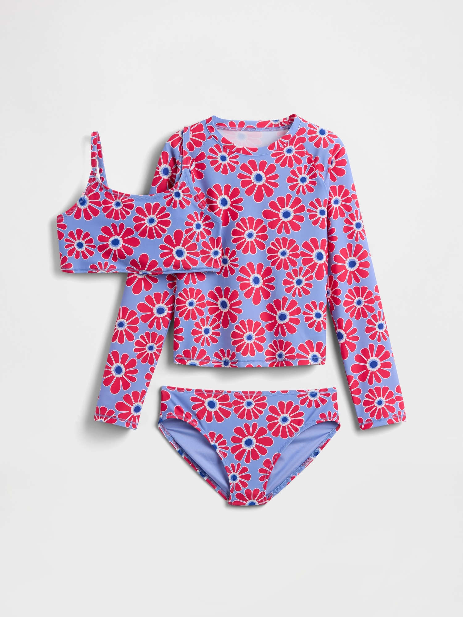 Kids Rash Guard Swim Three-Piece