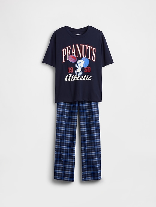 Image number 1 showing, Kids Snoopy Recycled PJ Set