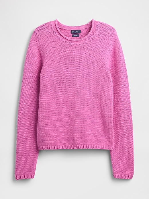Image number 1 showing, 100% Cotton Rollneck Sweater