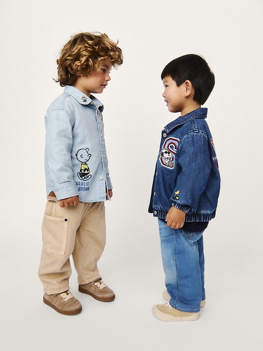 Image number 5 showing, Baby & Toddler Peanuts Denim Big Shirt