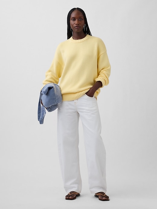 Image number 2 showing, 100% Cotton Oversized Sweater