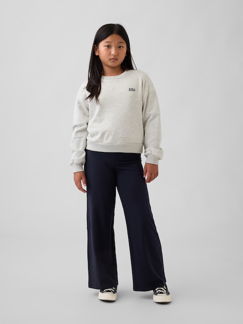 LEGGING À JAMBE LARGE ET TAILLE RABATTABLE POUR ENFANT