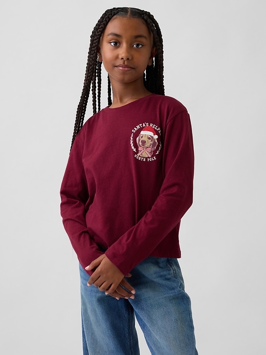 Image number 1 showing, Kids Relaxed Graphic T-Shirt