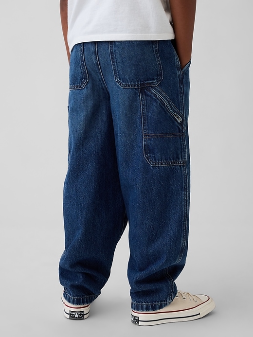 Image number 4 showing, Kids Brushed Easy Carpenter Jeans