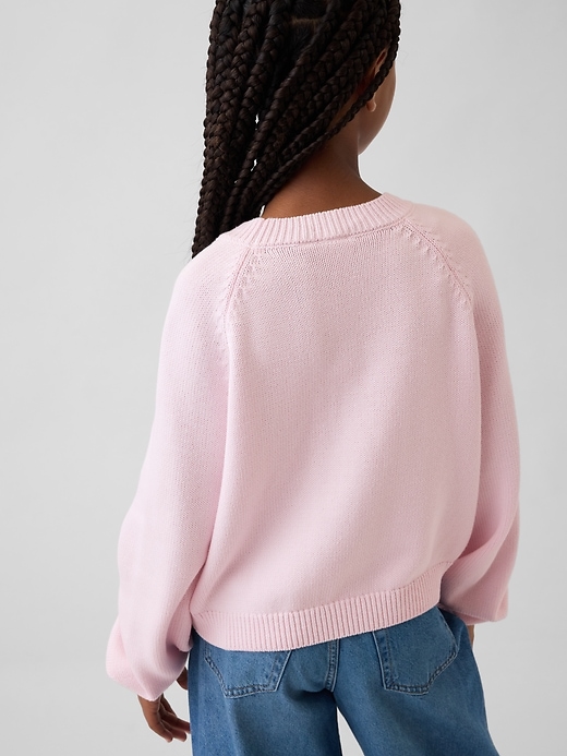 Image number 3 showing, Kids Relaxed Graphic Crewneck Sweater