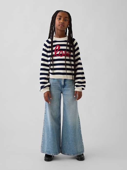 Image number 4 showing, Kids Relaxed Graphic Crewneck Sweater