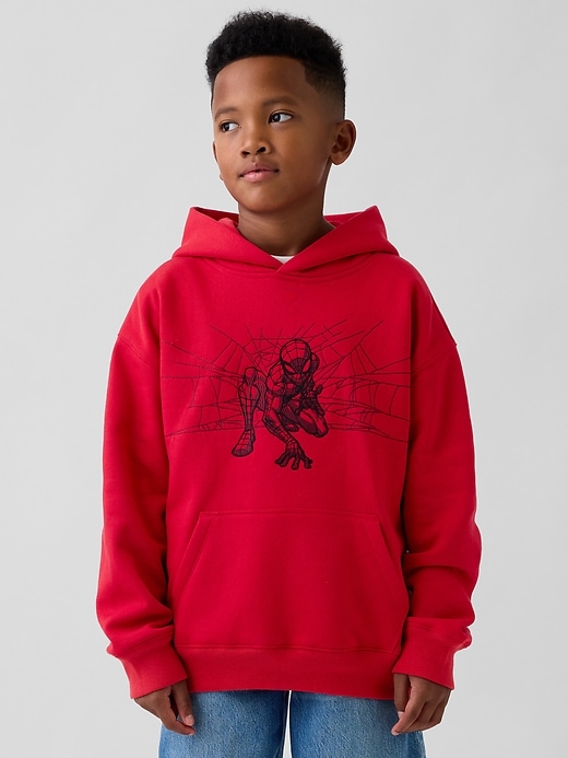 Image number 1 showing, Kids Marvel VintageSoft Relaxed Hoodie