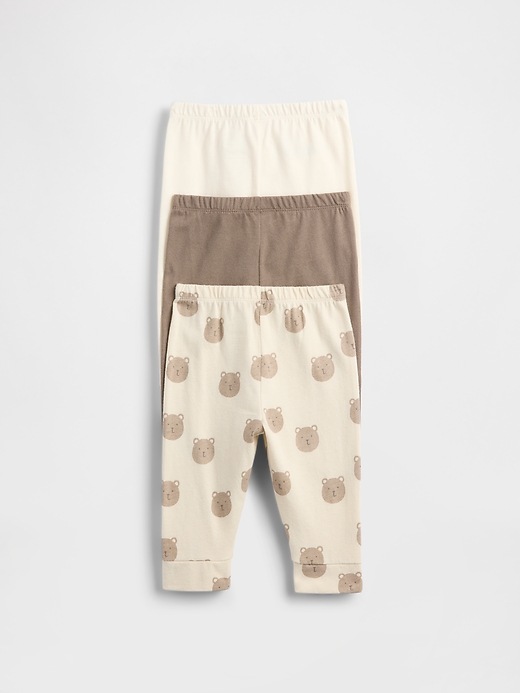 Image number 2 showing, Baby First Favorites Organic Cotton Pull-On Pants (3-Pack)