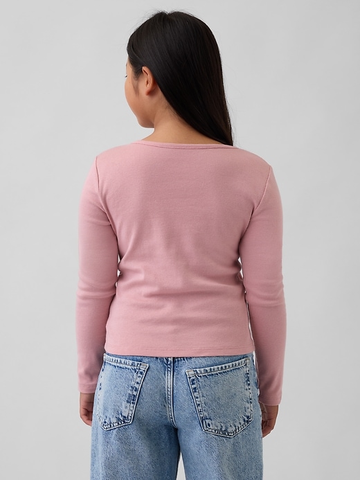 Image number 3 showing, Kids Cross Front Bow T-Shirt