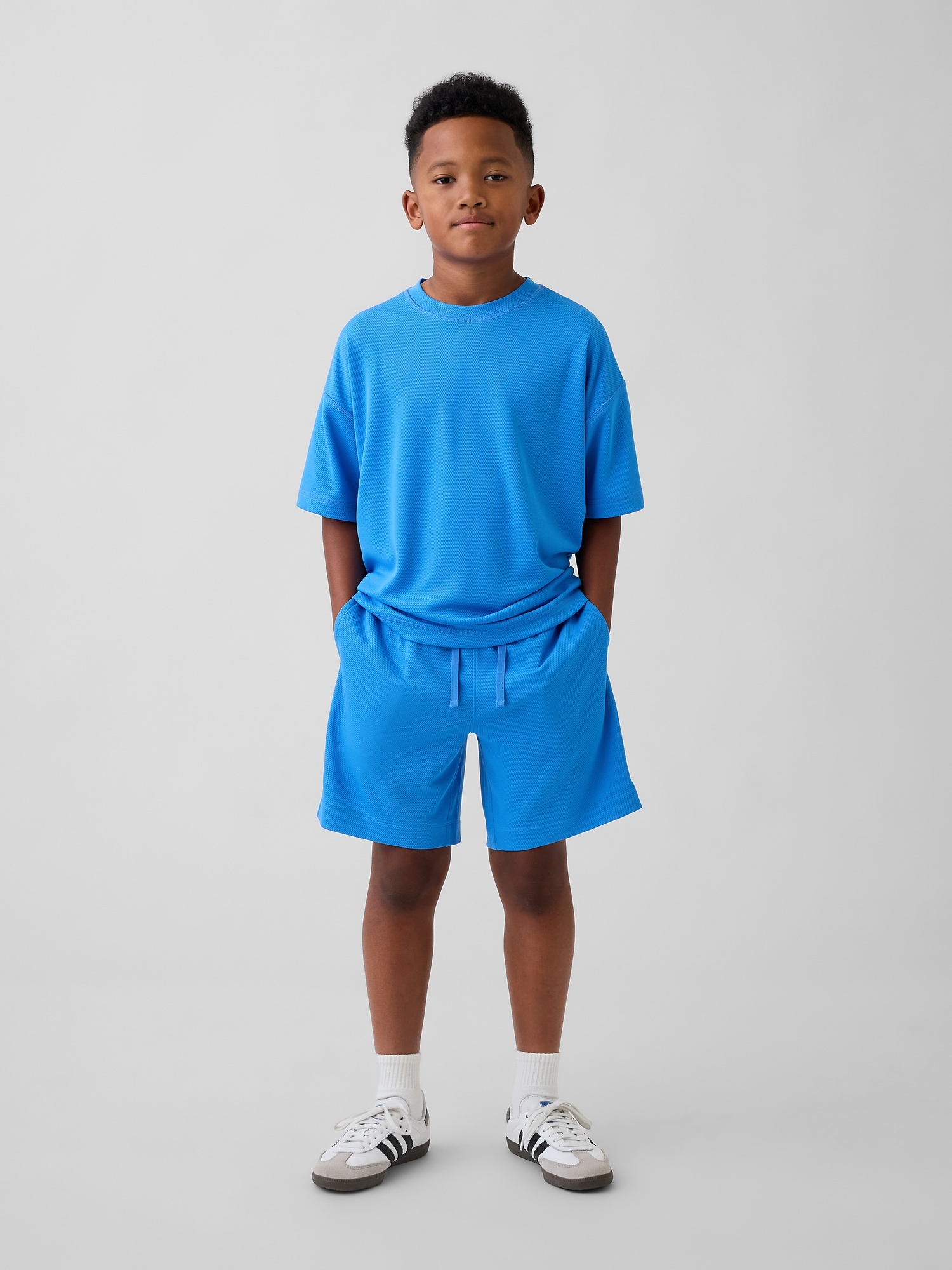 Kids GapFit Tech Recycled Mesh Shorts