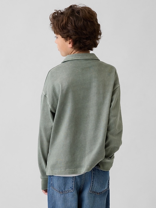 Image number 3 showing, Kids Relaxed Washed Polo Shirt