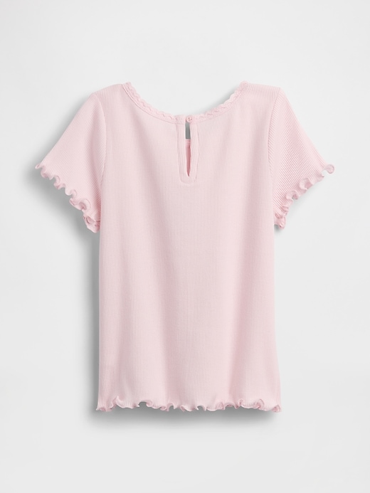 Image number 2 showing, Baby & Toddler Embroidered Rib T-Shirt