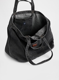 Image number 3 showing, Denim Tote Bag