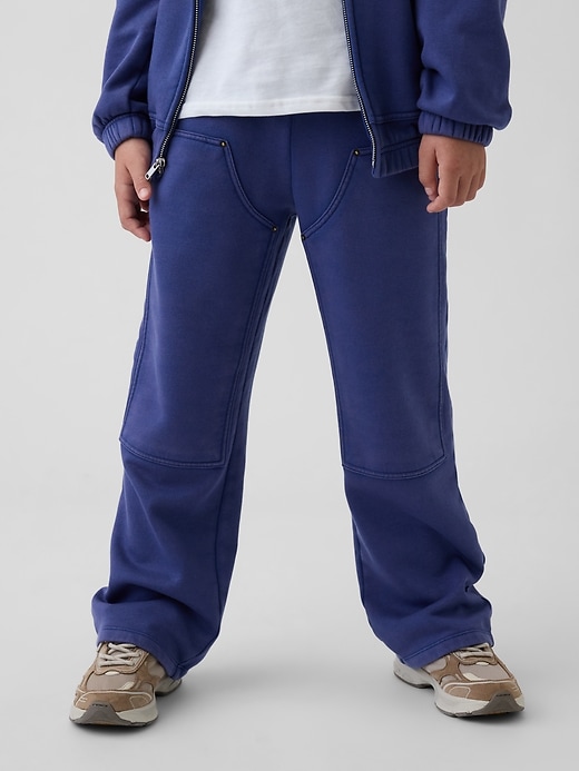 Image number 3 showing, Kids VintageSoft Relaxed Utility Sweatpants