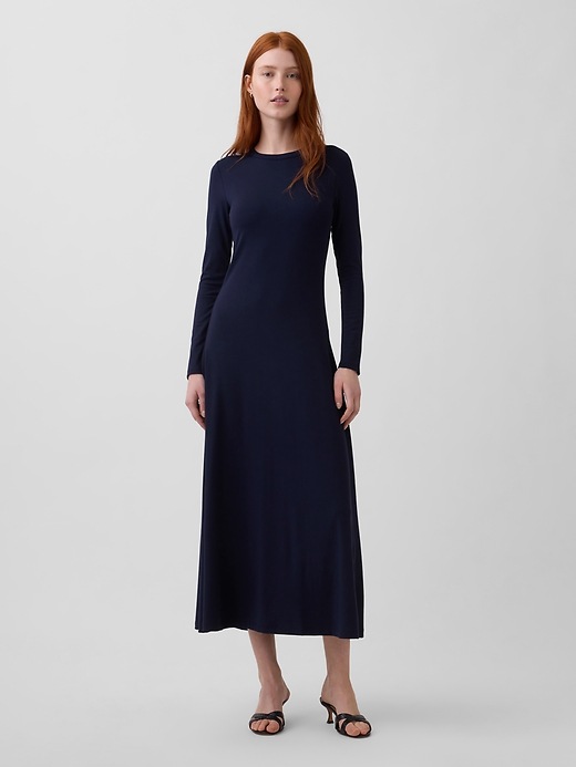 Image number 1 showing, Knit Maxi Dress