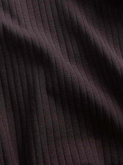 Image number 4 showing, Modern Wide Rib Wrap V-Neck T-Shirt