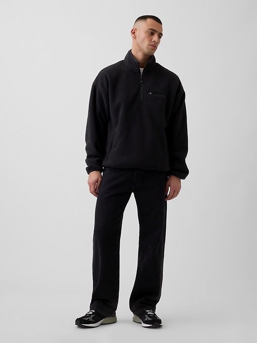 Image number 2 showing, Sherpa Oversized Half-Zip Pullover