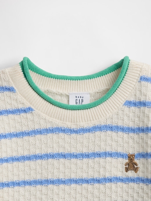 Image number 3 showing, Baby Crochet Sweater Outfit Set