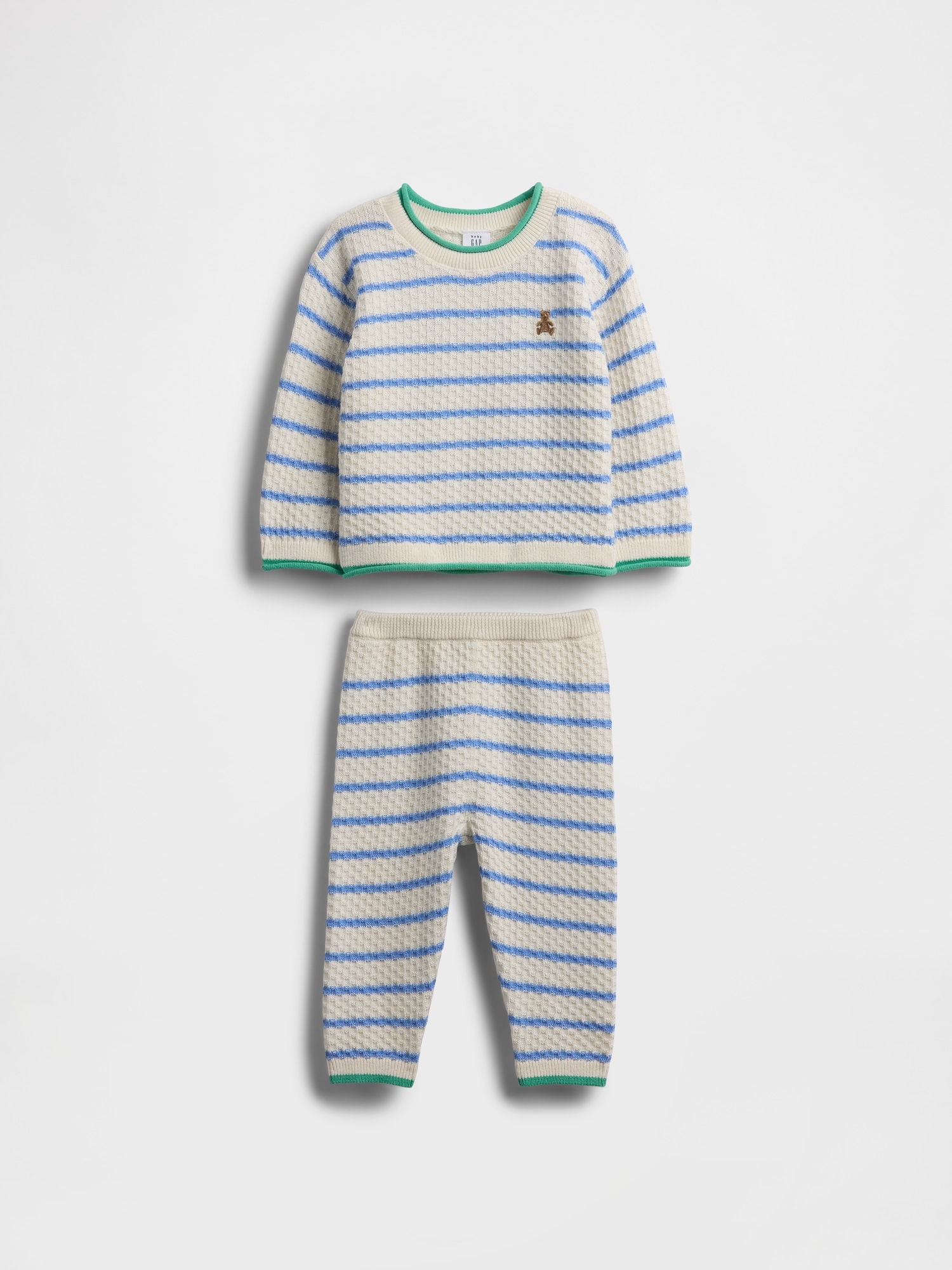 Baby Crochet Sweater Outfit Set