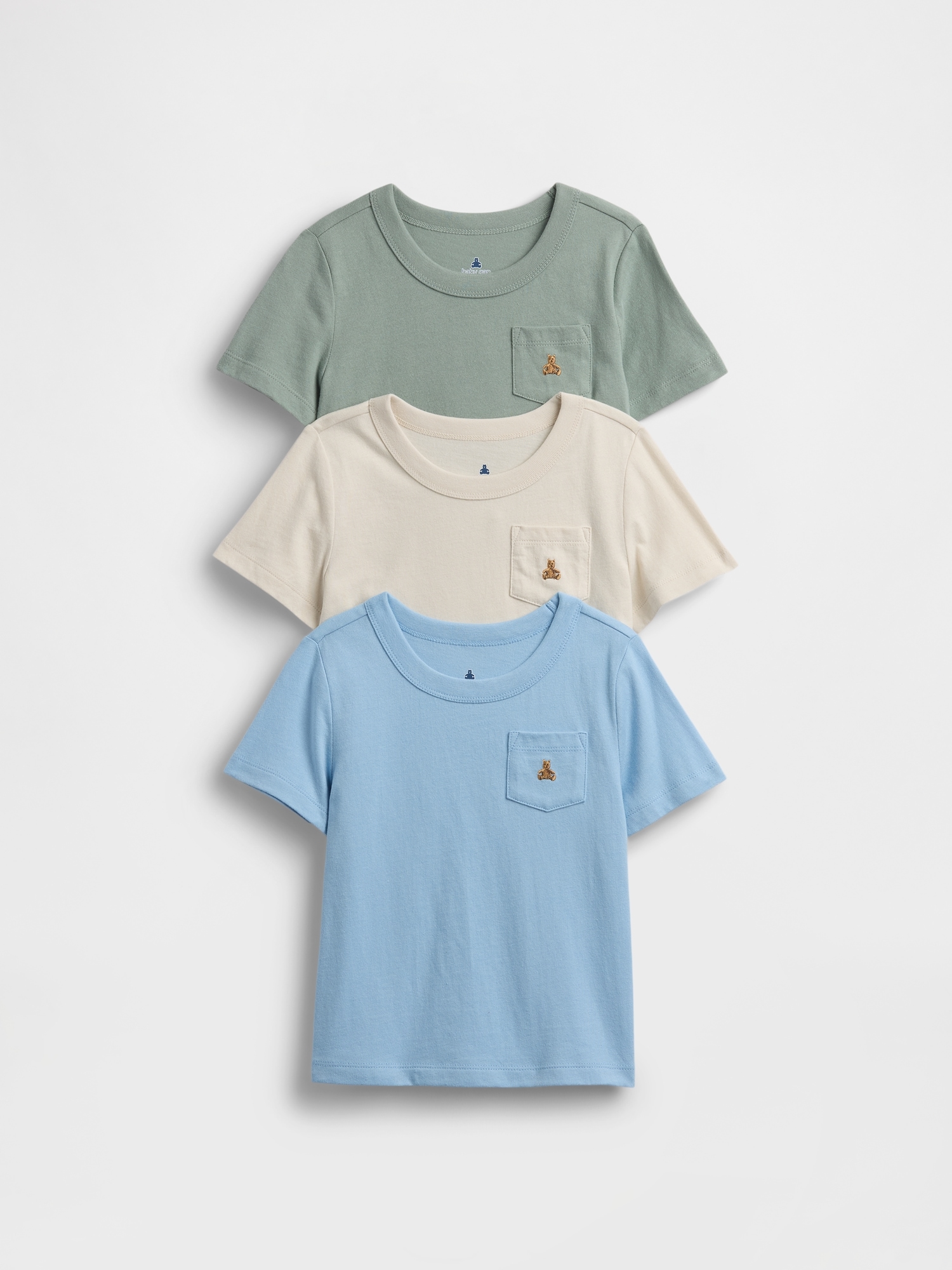 Baby & Toddler Mix & Match Pocket T-Shirt (3-Pack)