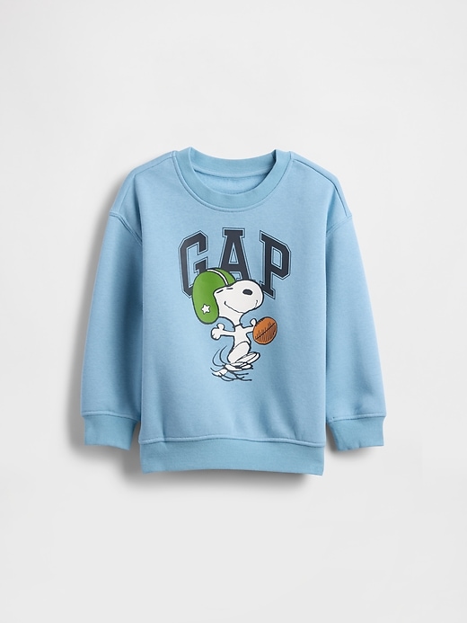 Image number 1 showing, Baby & Toddler VintageSoft Snoopy Logo Sweatshirt