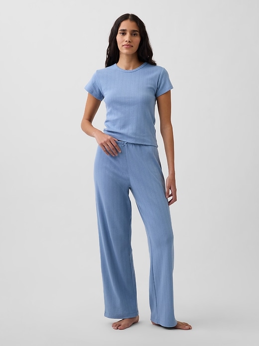 Image number 2 showing, Pointelle PJ T-Shirt