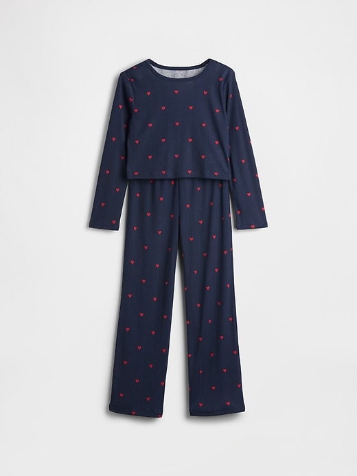 Image number 2 showing, Kids Recycled Pointelle PJ Set
