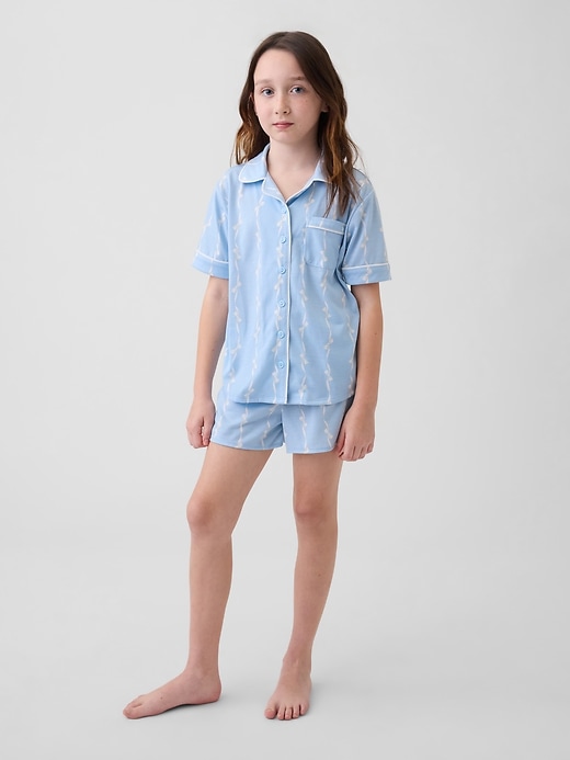 Image number 1 showing, Kids Recycled PJ Short Set