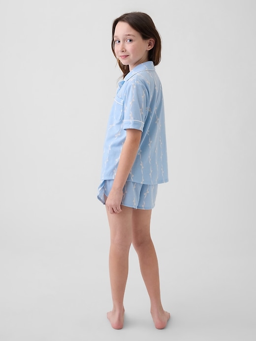 Image number 3 showing, Kids Recycled PJ Short Set